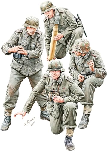 Mini Art 35471 1:35 Figuren Set Deutsche Waffenmannschaft - originalgetreue Nachbildung, Modellbau, Plastik Bausatz, Basteln, Hobby, Kleben, Modellbausatz, Zusammenbauen, unlackiert Mini Art 35471 1:35 Figuren Set Deutsche Waffenmannschaft - originalgetreue Nachbildung, Modellbau, Plastik Bausatz, Basteln, Hobby, Kleben, Modellbausatz, Zusammenbauen, unlackiert von MiniArt