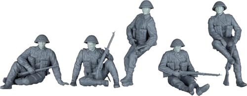 Mini Art 35496 1:35 Figuren Britische Soldaten mitfahrend (5) RH - originalgetreue Nachbildung, Modellbau, Plastik Bausatz, Basteln, Hobby, Kleben, Modellbausatz, Zusammenbauen, unlackiert von MiniArt