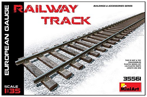 MiniArt 35561 - Modellbau Zubehör Railway Track European Gauge, Einheitsgröße, Verschieden von MiniArt