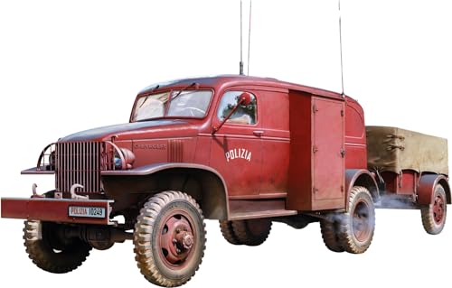 MiniArt 37062 1:35 K-51 Funk-Truck mit Anhgänger - originalgetreue Nachbildung, Modellbau, Plastik Bausatz, Basteln, Hobby, Kleben, Modellbausatz, Zusammenbauen, unlackiert von MiniArt