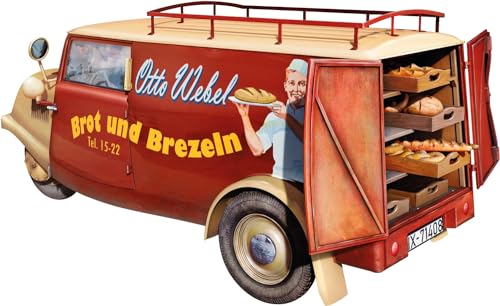 Mini Art 38066 1:35 Tempo A400 Lieferwagen mit Backwaren - originalgetreue Nachbildung, Modellbau, Plastik Bausatz, Basteln, Hobby, Kleben, Modellbausatz, Zusammenbauen, unlackiert Mini Art 38066 1:35 Tempo A400 Lieferwagen mit Backwaren - originalgetreue Nachbildung, Modellbau, Plastik Bausatz, Basteln, Hobby, Kleben, Modellbausatz, Zusammenbauen, unlackiert von MiniArt