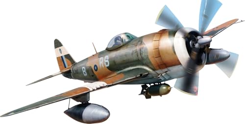 MiniArt 48012 1:48 Thunderbolt Mk. II ADV. Kit - originalgetreue Nachbildung, Modellbau, Plastik Bausatz, Basteln, Hobby, Kleben, Modellbausatz, Zusammenbauen, unlackiert von MiniArt