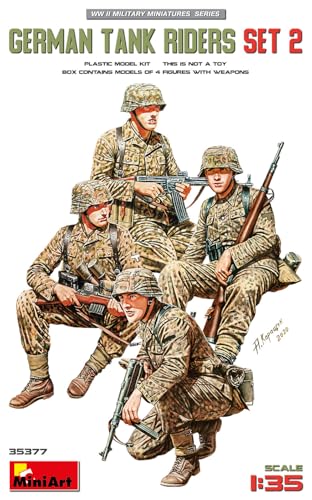 Mini Art 550035377 Armee MiniArt 35377 1:35 Fig. Dt. Soldaten mitfahrend Set 2-originalgetreue Nachbildung, Modellbau, Plastik Bausatz, Basteln, Hobby, Kleben, Modellbausatz, Zusammenbauen, unlackiert Mini Art 550035377 Armee MiniArt 35377 1:35 Fig. Dt. Soldaten mitfahrend Set 2-originalgetreue Nachbildung, Modellbau, Plastik Bausatz, Basteln, Hobby, Kleben, Modellbausatz, Zusammenbauen, unlackiert von MiniArt