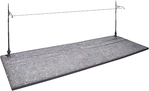 Mini Art 36065 1:35 Diorama-Base Tram-Line/Kopfsteinpf. - originalgetreue Nachbildung, Modellbau, Plastik Bausatz, Basteln, Hobby, Kleben, Modellbausatz, Zusammenbauen, unlackiert von MiniArt