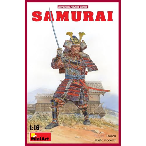 Mini Art MiniArt 16028 1:16 Fig. Samurai Krieger-originalgetreue Nachbildung, Modellbau, Plastik Bausatz, Basteln, Hobby, Kleben, Modellbausatz, Zusammenbauen, unlackiert, Mehrfarbig Mini Art MiniArt 16028 1:16 Fig. Samurai Krieger-originalgetreue Nachbildung, Modellbau, Plastik Bausatz, Basteln, Hobby, Kleben, Modellbausatz, Zusammenbauen, unlackiert, Mehrfarbig von MiniArt