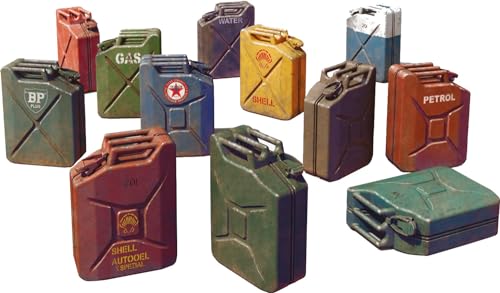 MiniArt 24002 1:24 Dt. Benzinkanister 20L - originalgetreue Nachbildung, Modellbau, Plastik Bausatz, Basteln, Hobby, Kleben, Modellbausatz, Zusammenbauen, unlackiert von MiniArt