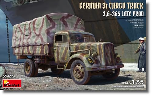 MiniArt 1:35 - Deutscher 3t Frachtwagen 3,6-36s Spätprod von MiniArt