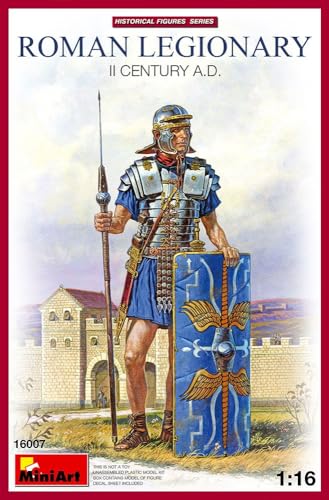 Mini Art 16007 1:16 Fig. Römischer Legionär 2.Jh AD - originalgetreue Nachbildung, Modellbau, Plastik Bausatz, Basteln, Hobby, Kleben, Modellbausatz, Zusammenbauen, unlackiert Mini Art 16007 1:16 Fig. Römischer Legionär 2.Jh AD - originalgetreue Nachbildung, Modellbau, Plastik Bausatz, Basteln, Hobby, Kleben, Modellbausatz, Zusammenbauen, unlackiert von MiniArt