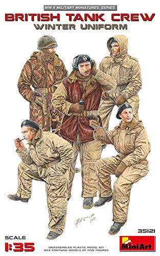 MiniArt 35121 - Britische Panzer Crew in Winteruniform von MiniArt