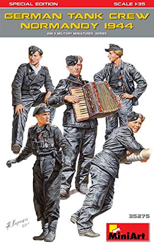 MiniArt 35275 German Tank Crew (Normandy 1944) Special Edition Figuren, verschieden von MiniArt