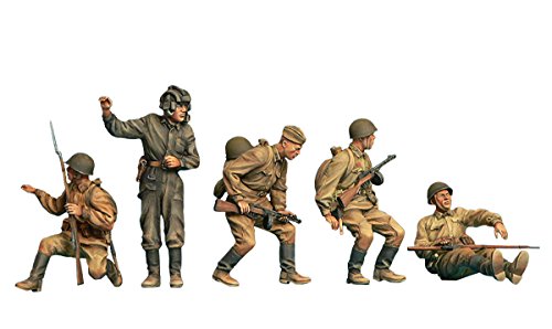 MiniArt 35281 1:35 Fig. Sov. Soldaten mitfahrend (5) SE - originalgetreue Nachbildung, Modellbau, Plastik Bausatz, Basteln, Hobby, Kleben, Modellbausatz, Zusammenbauen, unlackiert von MiniArt