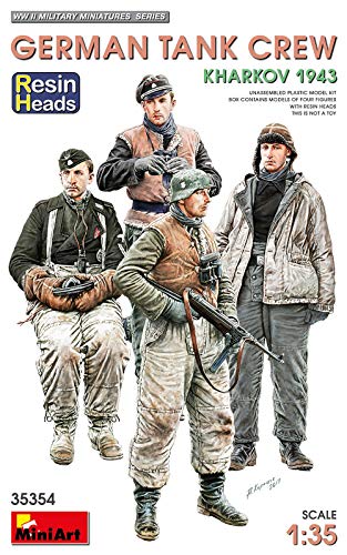 Miniart MIN35354 1:35-German Tank Crew, Kharkov (Resin Heads) von MiniArt