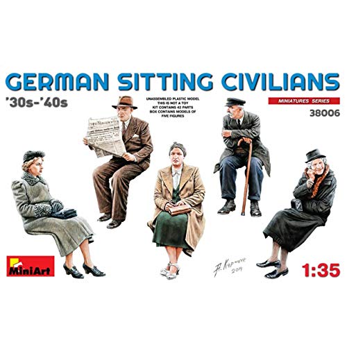 MiniArt 38006 - Figuren German Sitting Civilians 30s- 40s von MiniArt