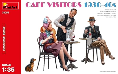 MiniArt 38058 1:35 Fig. Café Gäste 1930-40 (3) - originalgetreue Nachbildung, Modellbau, Plastik Bausatz, Basteln, Hobby, Kleben, Modellbausatz, Zusammenbauen, unlackiert MiniArt 38058 1:35 Fig. Café Gäste 1930-40 (3) - originalgetreue Nachbildung, Modellbau, Plastik Bausatz, Basteln, Hobby, Kleben, Modellbausatz, Zusammenbauen, unlackiert von MiniArt
