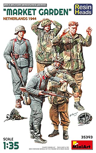 MiniArt 35393 1:35 Figuren Soldaten Mark.Garden NL44(5) RH - originalgetreue Nachbildung, Modellbau, Plastik Bausatz, Basteln, Hobby, Kleben, Modellbausatz, Unlackiert von MiniArt