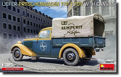 MiniArt 1:35 - Liefer Typ170V Pritschenwagen mit Leinwand von MiniArt