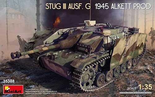 Miniart Leitermontageset kompatibel mit Stug III Ausf. G 1945 Alket Prod. Kit 1:35 MIN35388 von MiniArt