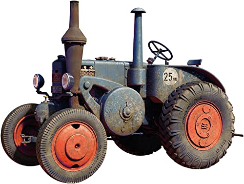 Mini Art 24003 1:24 Dt. Traktor D8506 Mod. 1937 - originalgetreue Nachbildung, Modellbau, Plastik Bausatz, Basteln, Hobby, Kleben, Modellbausatz, Zusammenbauen, unlackiert von MiniArt