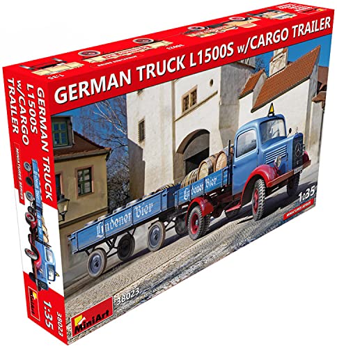 Miniart 1:35 - Deutscher LKW L1500s mit Frachtanhänger von MiniArt