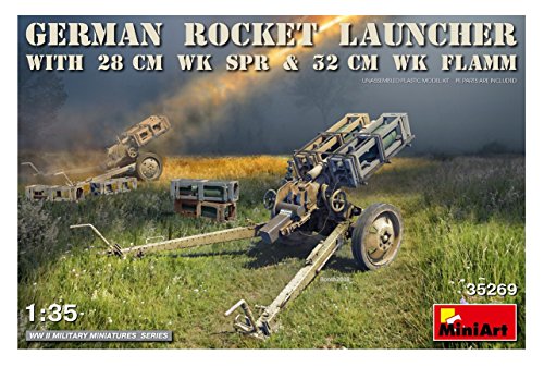 MiniArt Modellbausatz German Rocket Launcher with 28cm WK SPR & 32cm WK Flamm von MiniArt
