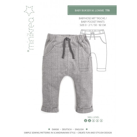 MiniKrea Babyhose mit Taschen von MiniKrea