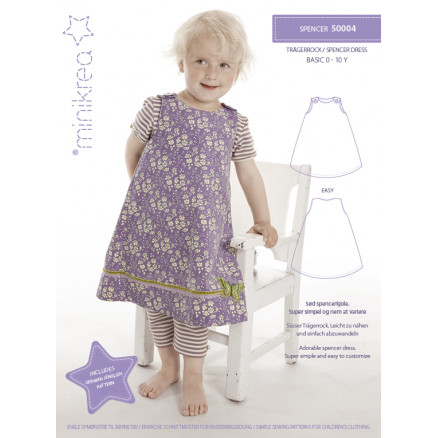 MiniKrea Schnittmuster 50004 Trägerkleid Gr. 0-10 Jahre MiniKrea Schnittmuster 50004 Trägerkleid Gr. 0-10 Jahre von MiniKrea