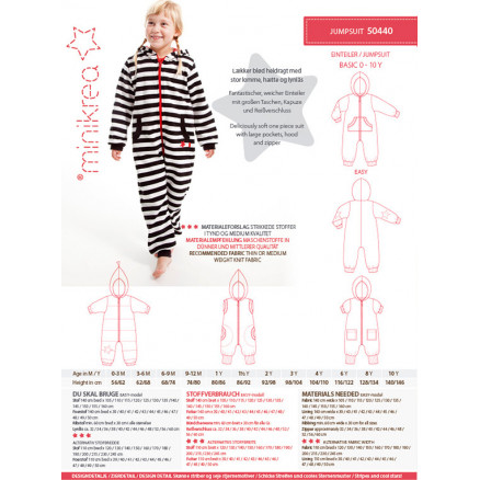 MiniKrea Schnittmuster 50440 Jumpsuit - Papiervorlage Größe 0-10 Jahre MiniKrea Schnittmuster 50440 Jumpsuit - Papiervorlage Größe 0-10 Jahre von MiniKrea