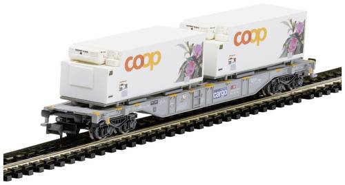 MiniTrix 15494 N Containertragwagen  coop®  der SBB von MiniTrix