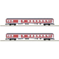 MiniTrix 18258 N 2er-Set Personenwagen RE 7 Freizeitexpress Murgtäler der DB AG von MiniTrix