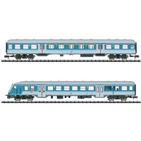 "MiniTrix 18262 N 2er-Set Personenwagen Regionalexpress "Blaulinge"" der GfF 2er-Wagen-Set""" "MiniTrix 18262 N 2er-Set Personenwagen Regionalexpress "Blaulinge"" der GfF 2er-Wagen-Set""" von MiniTrix