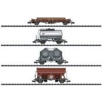 MiniTrix 18722 N 4er-Set Güterwagen der DB, MHI von MiniTrix