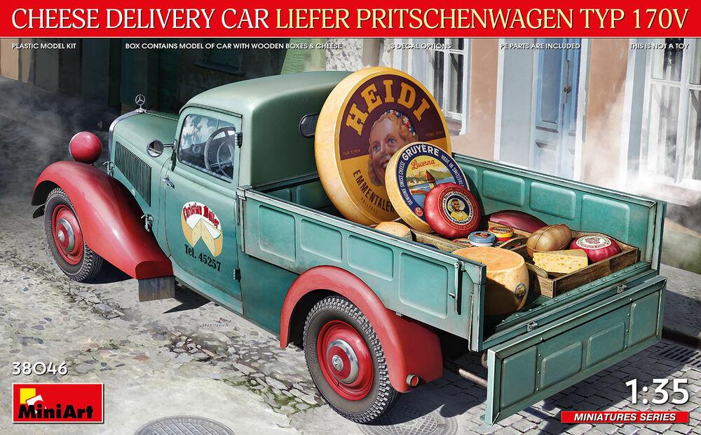Cheese Delivery Car Liefer Pritschenwagen Typ 170V von Miniart