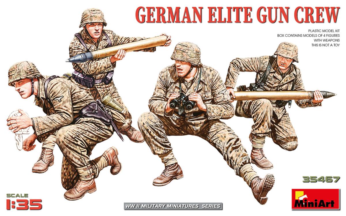 Dt. Elite Schützeneinheit [4 Figuren] von Miniart