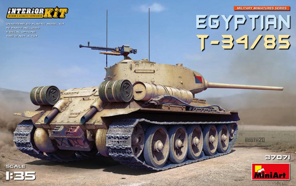 Egyptian T-34-85. Interior Kit von Miniart