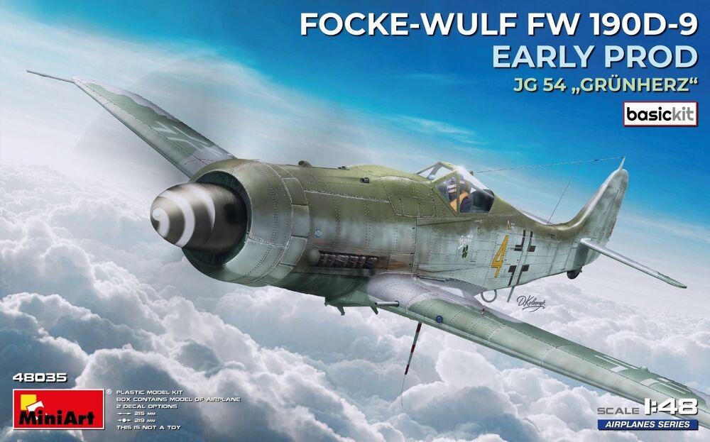 Focke-Wulf Fw 190D-9 Early Prod. JG 54 Grünherz - Basic Kit. Focke-Wulf Fw 190D-9 Early Prod. JG 54 Grünherz - Basic Kit. von Miniart