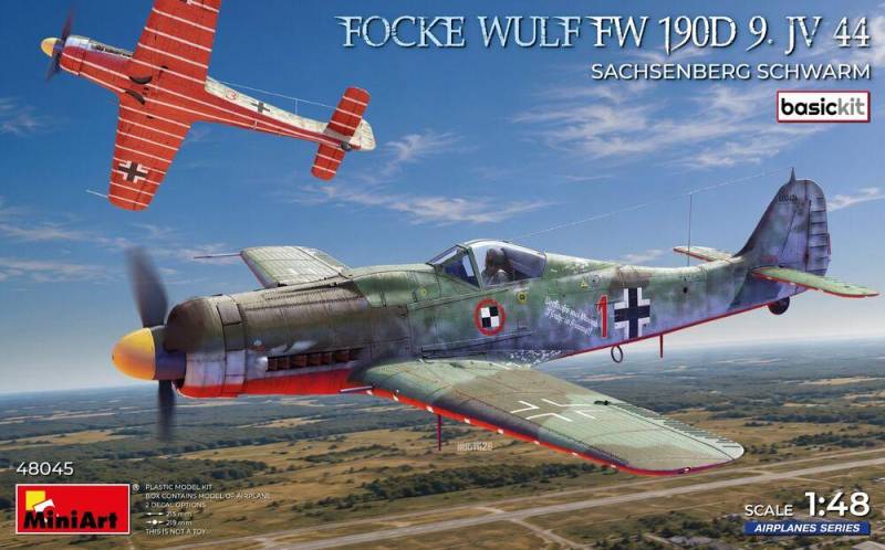 Focke-Wulf Fw 190D-9. JV 44 Sachsenberg Schwarm - Basic Kit Focke-Wulf Fw 190D-9. JV 44 Sachsenberg Schwarm - Basic Kit von Miniart