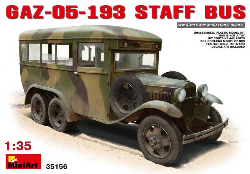 GAZ-05-193 Staff Bus GAZ-05-193 Staff Bus von Miniart