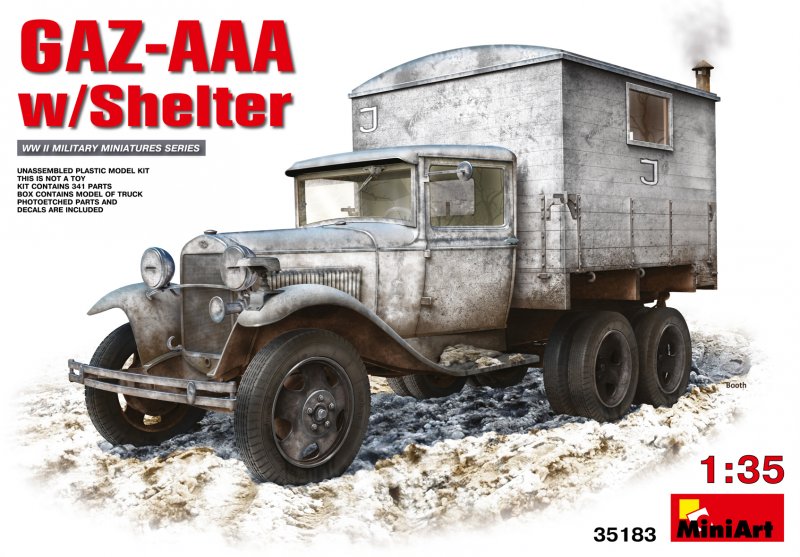 GAZ-AAA with Shelter von Miniart