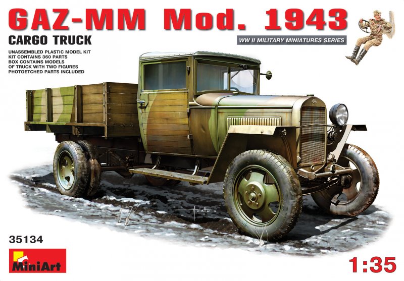GAZ-MM.Mod. 1943. Cargo Truck GAZ-MM.Mod. 1943. Cargo Truck von Miniart