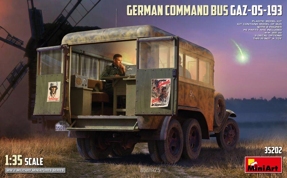 German Command Bus GAZ-05-193 von Miniart