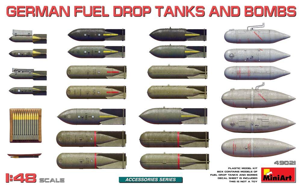 German Fuel Drop Tanks and Bombs German Fuel Drop Tanks and Bombs von Miniart