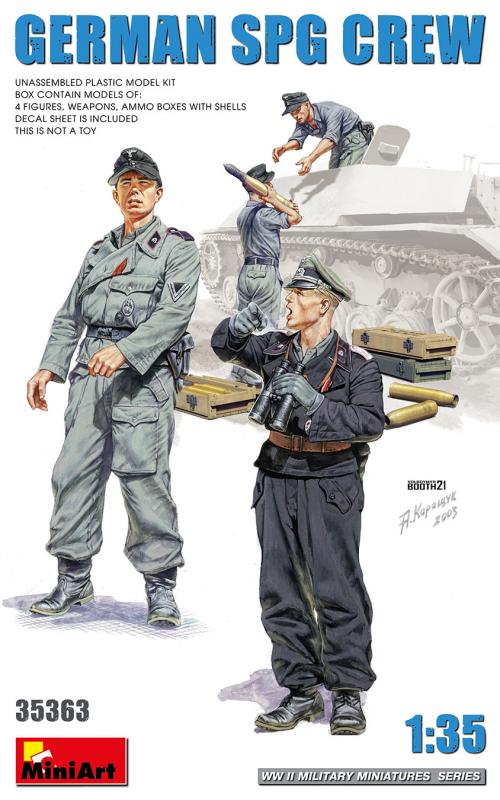 German SPG Crew von Miniart