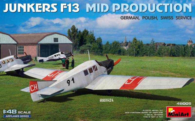 Junkers F13 Zivil MID Production von Miniart