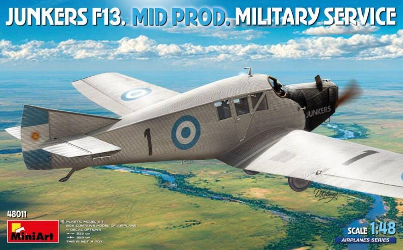 Junkers F13. Mid Prod. Military Service Junkers F13. Mid Prod. Military Service von Miniart