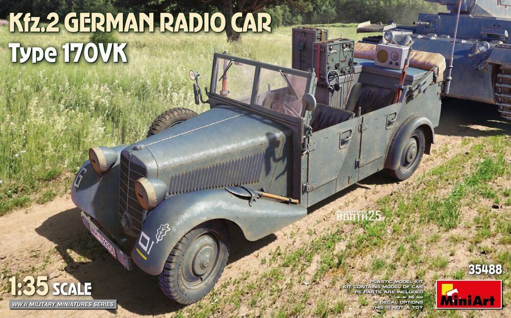 Kfz.2 German Radio Car Type 170VK von Miniart