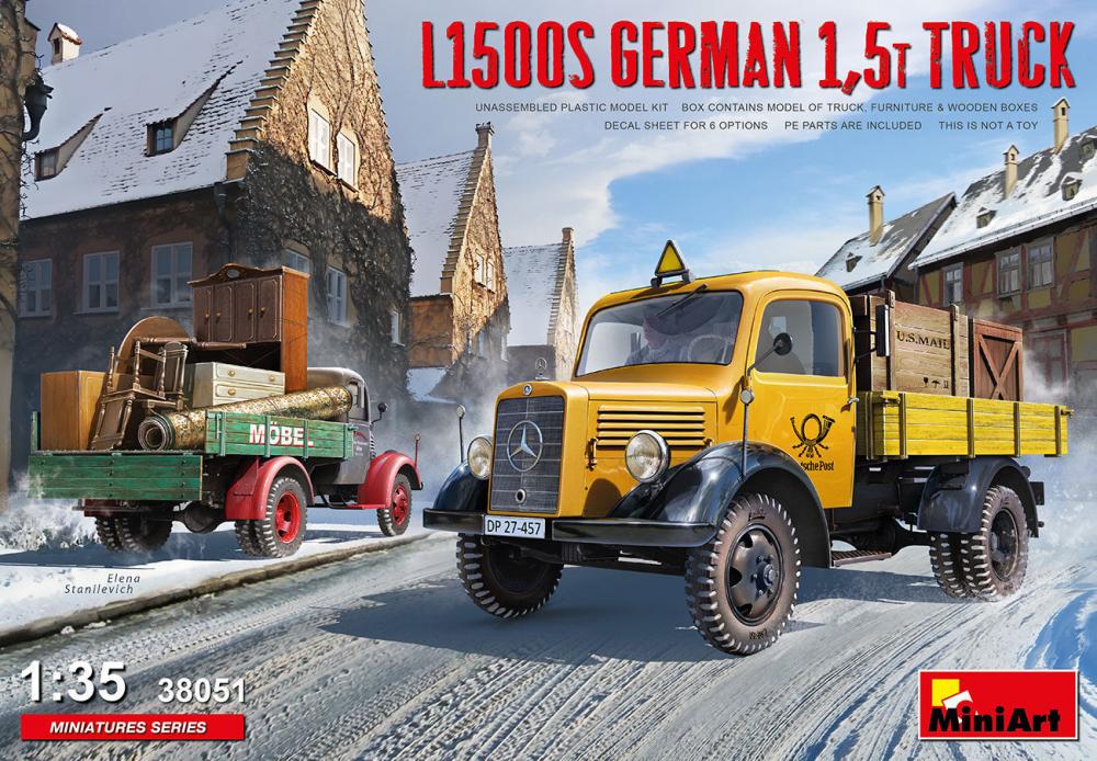 L1500S German 1,5t Truck L1500S German 1,5t Truck von Miniart