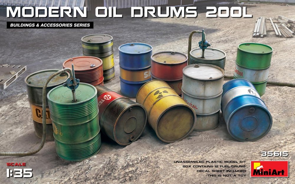 Modern Oil Drums (200l) von Miniart