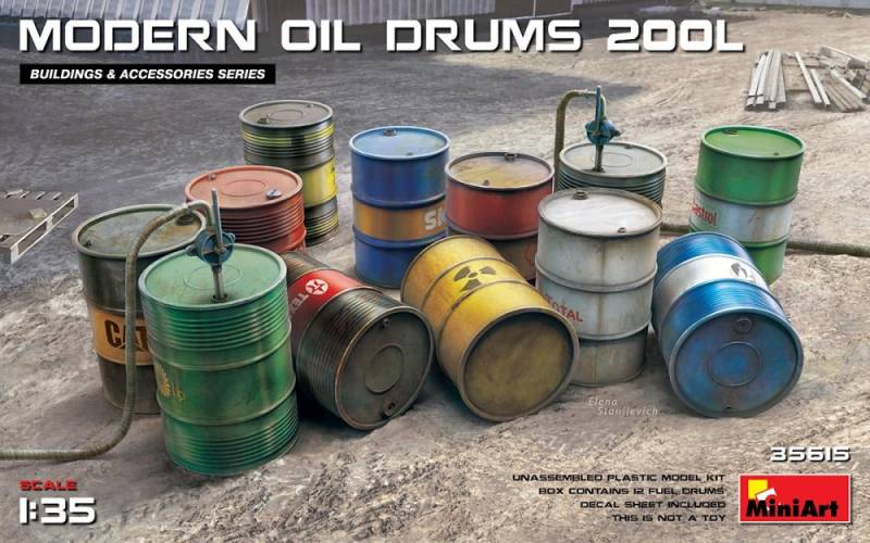 Modern Oil Drums (200l) von Miniart