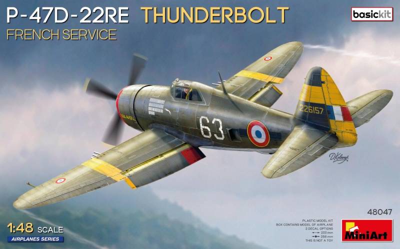 P-47D-22RE Thunderbolt. French Service - Basic Kit P-47D-22RE Thunderbolt. French Service - Basic Kit von Miniart
