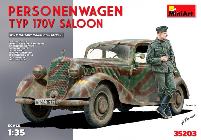 Personenwagen Typ 170V Saloon. Special Edition von Miniart